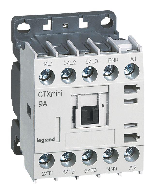 Контактор CTX-3 3P 9А 1HЗ ~24В мини Leg 417030 купить в интернет-магазине RS24
