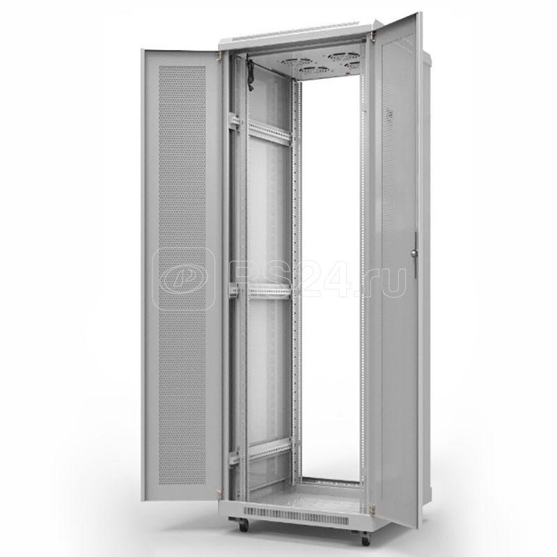 Шкаф напольный 19дюйм Standart 42U 600х600мм передняя и задняя дверь перф. RAL7035 Rexant 04-2333 купить в интернет-магазине RS24