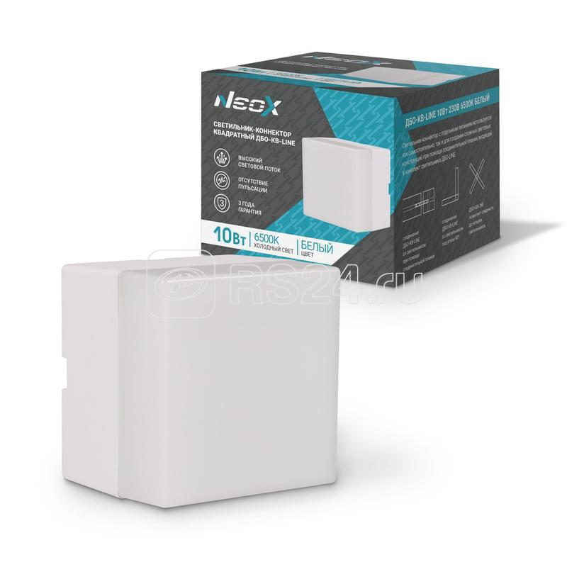 Купить Светильник-коннектор квадратный ДБО-КВ-LINE 10Вт 230В 6500К бел ...