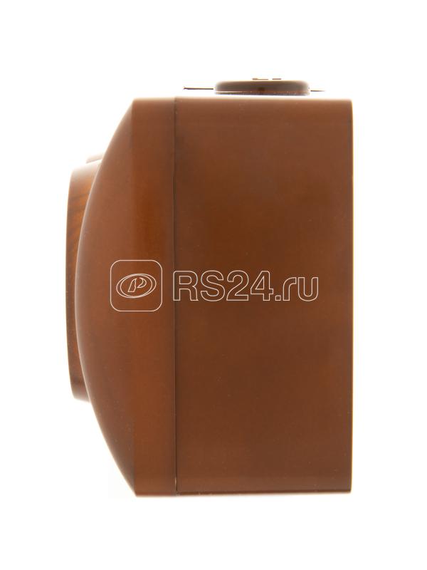 Розетка 2-м ОП Nata 16А IP20 с заземл. керамика сосна LEZARD 710-0800-127 купить в интернет-магазине RS24
