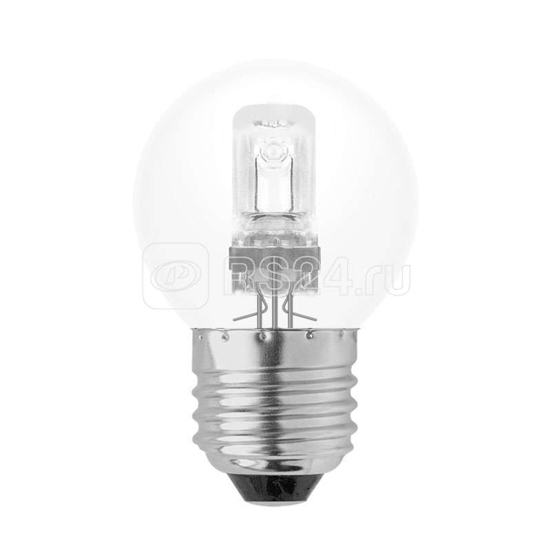 Лампа галогенная HCL-42/CL/E27 42Вт шар E27 230В Uniel 05216 купить в интернет-магазине RS24