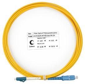 Шнур оптический FOP(s)-9-LC-SC-3m simplex LC-SC 9/125 sm 3м LSZH Cabeus 7521c