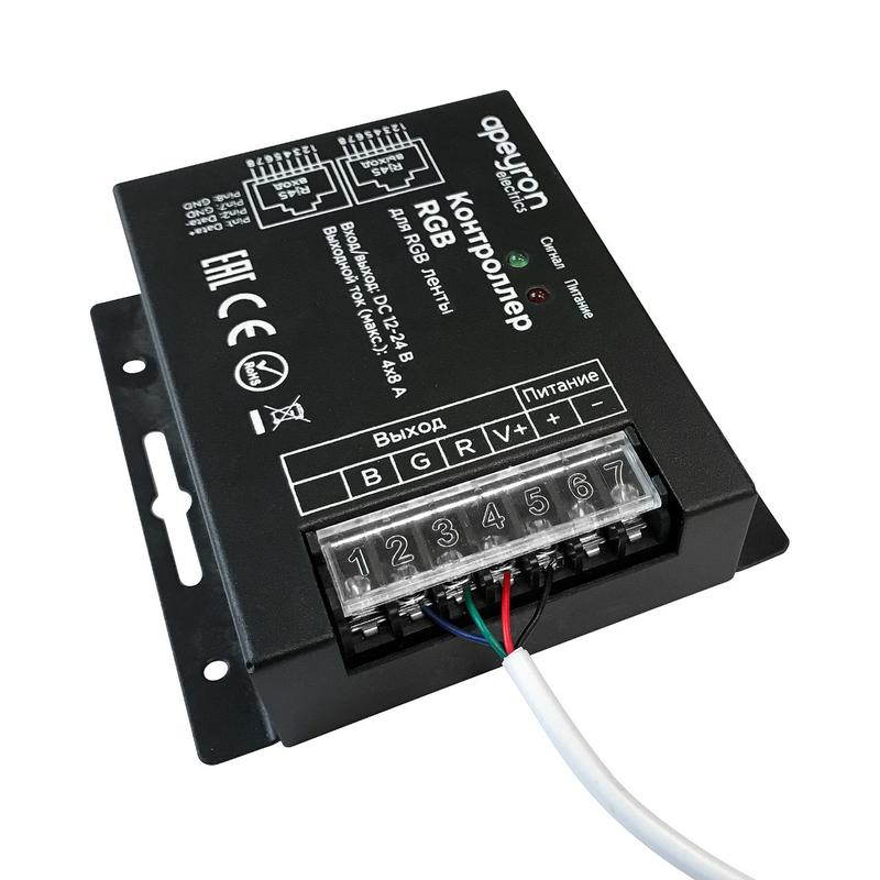 Коннектор для соединения RGB/CCT ленты 10мм с контроллером RGB/CCT Apeyron 09-04