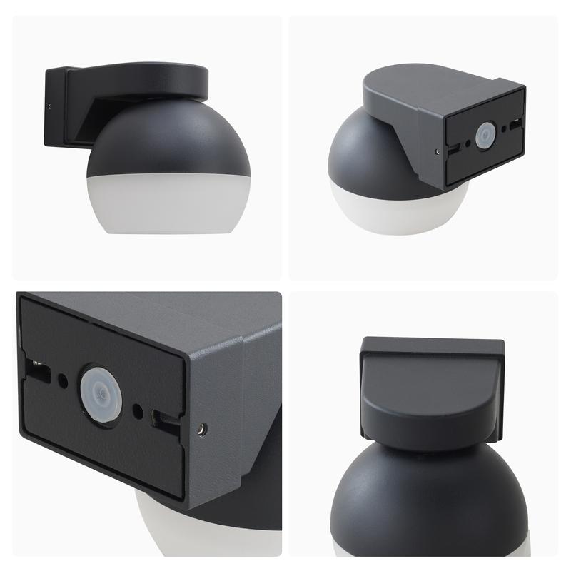 Светильник 1хmax 15Вт 1xGX53 IP54 230В 115х87х86мм уличный настен. черн. Apeyron 11-125