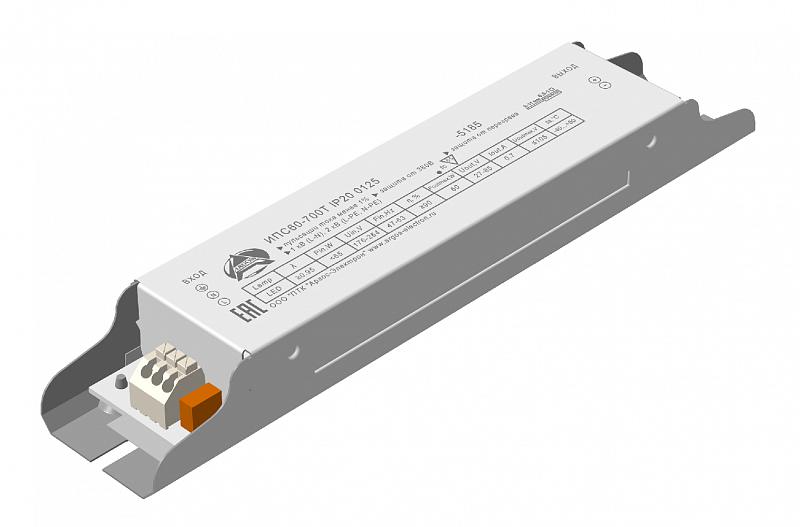 Источник питания ИПС60-700Т IP20 0125 Аргос ИПС60-700Т 0125