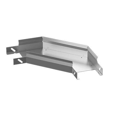 Угол для лотка горизонт. неперфорир. 90град. 1.5мм ЛУГГуц300х50 усилен. оцинк. ASD-electric EI-11.11.51.024