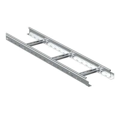 Лоток лестничный 400х80 L2500 сталь 1.2мм LT нерж. ASD-electric LT.4008.2512.INOX