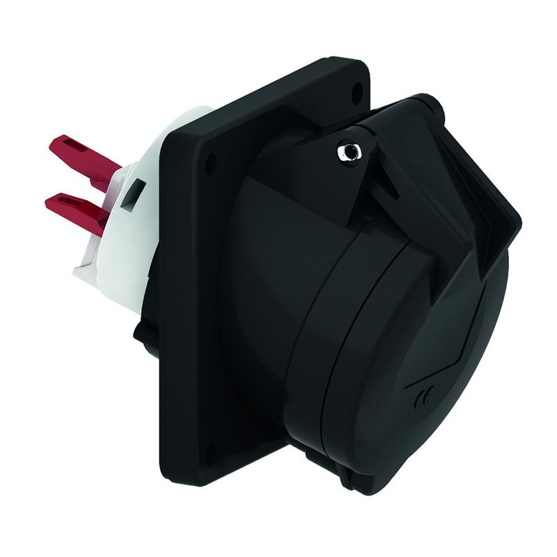 Розетка панельная 32А 3п 2P+PE 230В IP44 Quick Connect Bals 120439