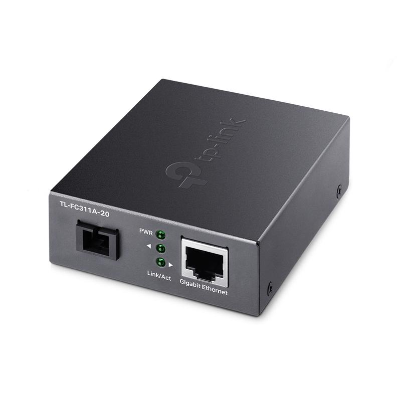 Медиаконвертер TL-FC311A-20 гигабитный WDM TP-Link 1827267