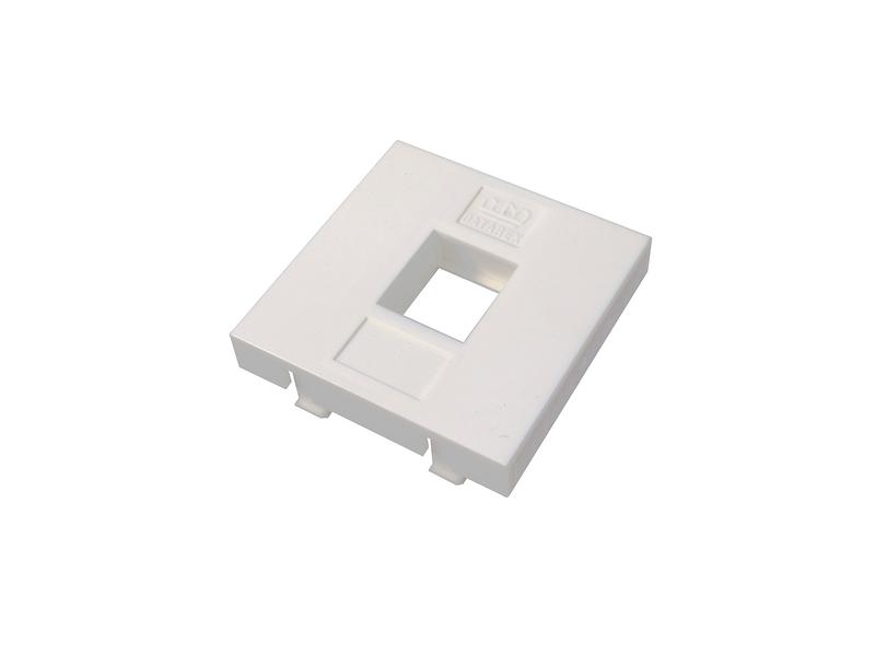 Адаптер Mosaic 45х45ммдля модуля Keystone 1 порт бел. Datarex DR-5301