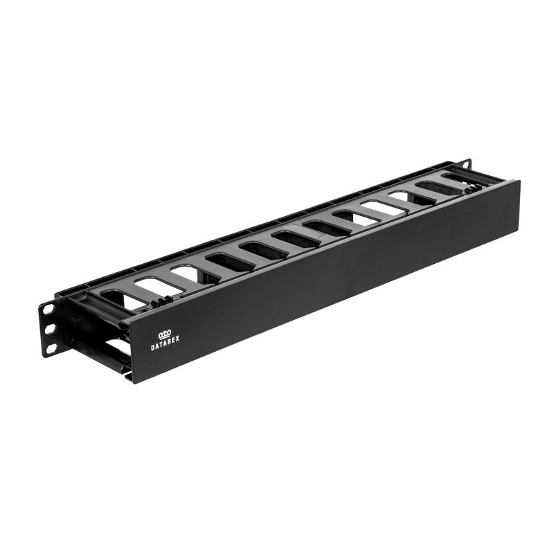Организатор с гребенкой и крышкой пластик. черн. Datarex DR-441301