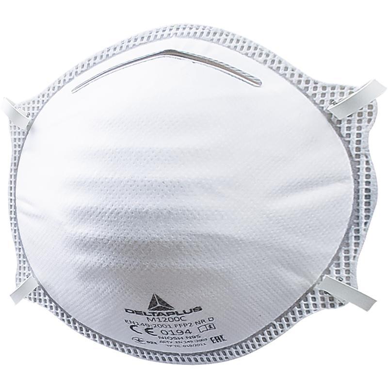 Маска респираторная FFP2 М1200C (уп.20шт) Delta Plus M1200C