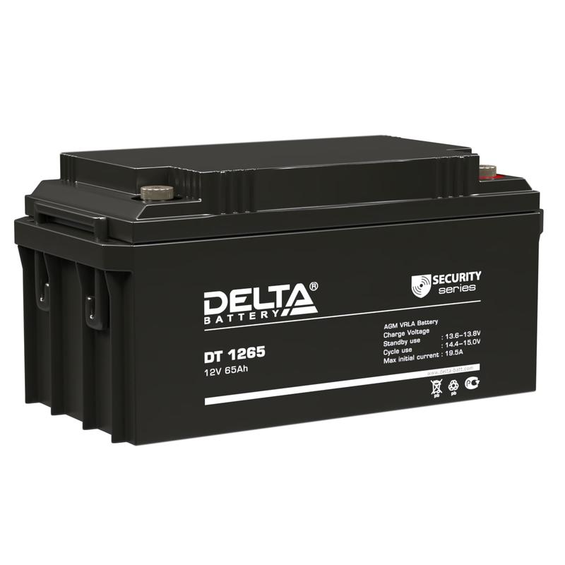 Аккумулятор ОПС 12В 65А.ч DT 1265 Delta 4614010040019