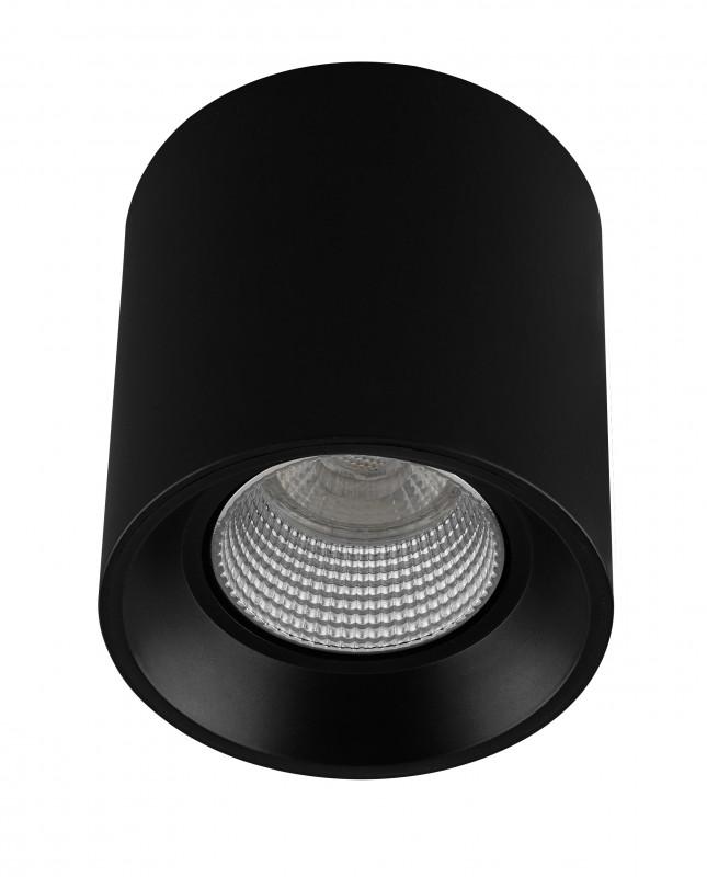 Светильник 10Вт GU5.3 IP20 LED накладной пластик черн./хром DENKIRS 654428