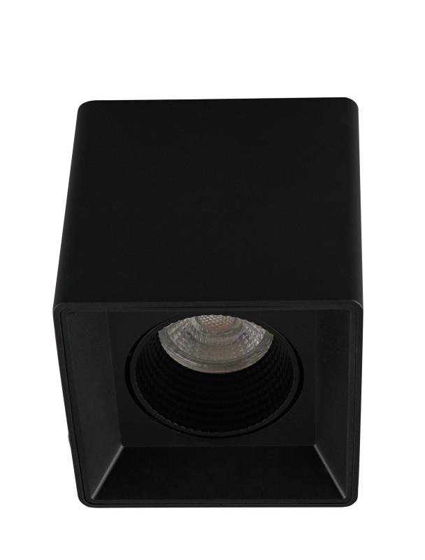 Светильник 10Вт GU5.3 IP20 LED накладной пластик черн./черн. DENKIRS 654417