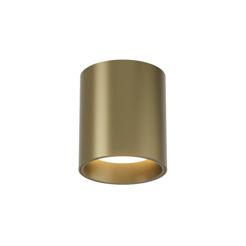 Светильник SHINE TUBE 10Вт 3000К IP20 70х80 RA90 накладной со светодиодом алюм. сатинированная латунь DENKIRS 764382
