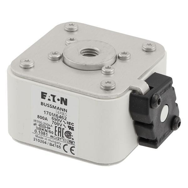 Предохранитель быстродействующий 170M6462 URS (SQB) AR 800А 690В 3BKN/50 EATON ЦБ-00009730
