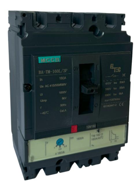 Выключатель автоматический MCCB BA-TM-160L/3P 160А (тепломагнитый ТМ ICU:50KA) ELTEC 1200160