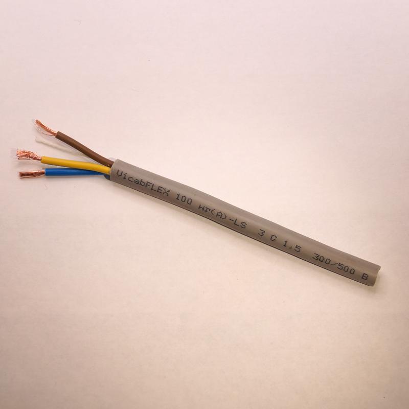 Кабель VicabFLEX 100 нг(А)-LS 3G1.5 0.3/0.5кВ (м) Энергокомплект 1630000012