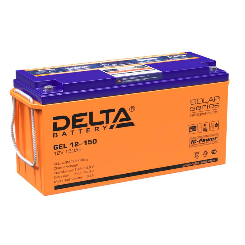 Аккумулятор GEL 12В 150А.ч GEL 12-150 Delta 4614010140003