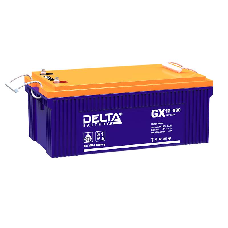 Аккумулятор 12В 230А.ч GX 12-230 Delta 4614010170006