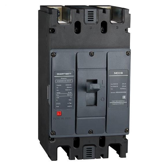 Выключатель автоматический в литом корпусе PDE HCB250B-DC-140/3 140А 3P 15кА SmartWatt 4512020500090