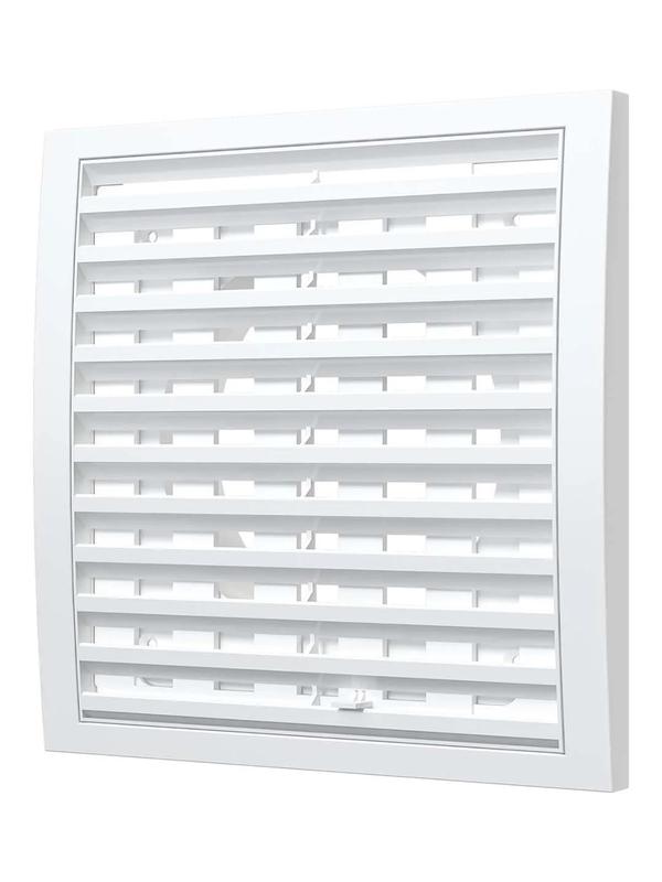 Решетка вентиляционная регулируемая 200х200 с фланцем D125 ERA 2020RRP12.5F