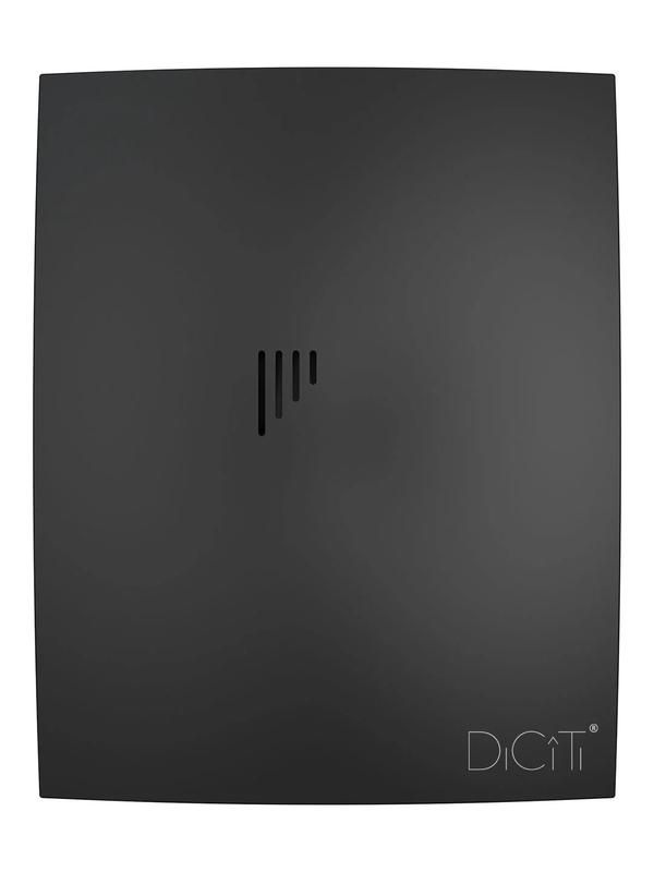 Вентилятор накладной BREEZE D100 обратн. клапан Matt black DiCiTi BREEZE 4C Matt black