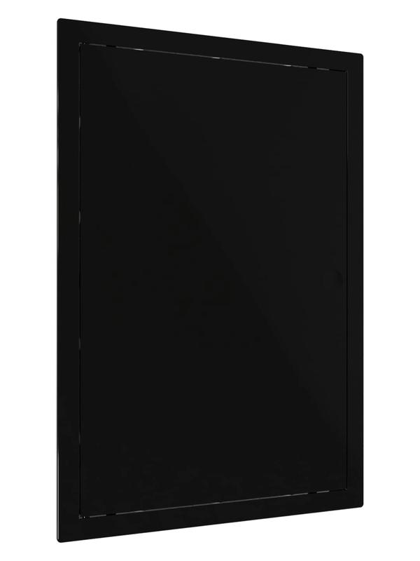 Люк ревизионный LN фланец 200х300 нажимной 223х323 пластик черн. EVECS L2030N Black