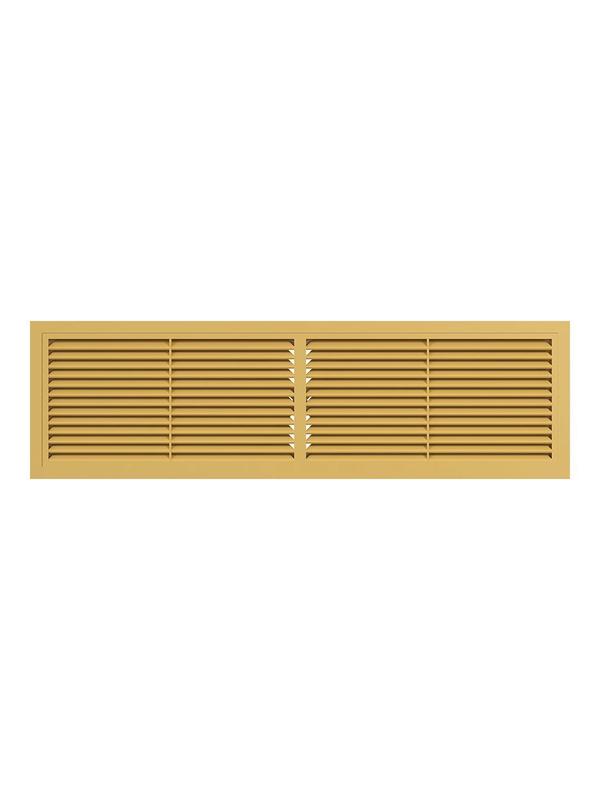 Решетка вентиляционная РП фланец 432х117 переточная 455х133 пластик Beige ERA 4513РП беж