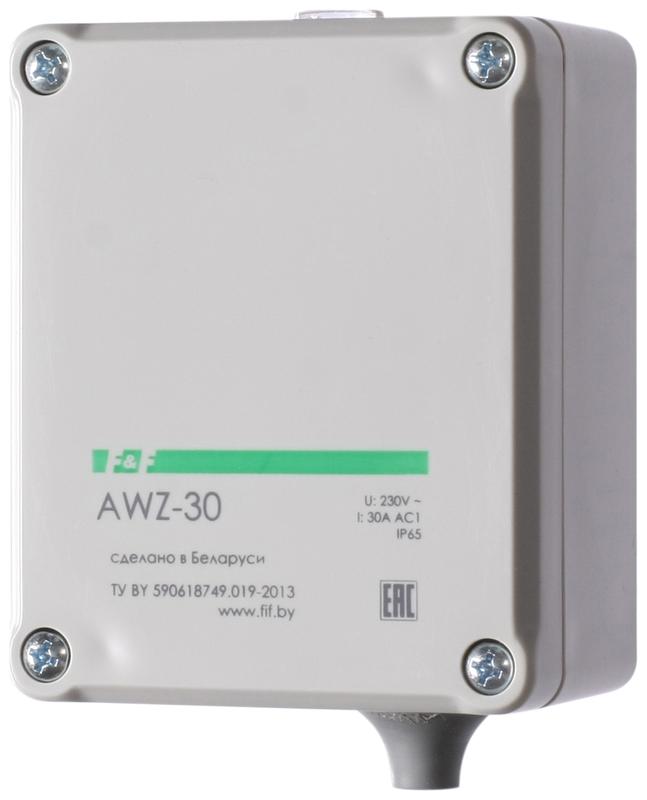 Фотореле AWZ 30 Плюс (выносной фотодатчик монтаж на плоскость 230В 30А 1НО IP40) F&F EA01.001.006