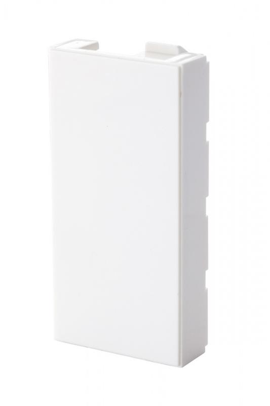 Заглушка 45х22 5мм бел. Eurolan 16A-00-00WT