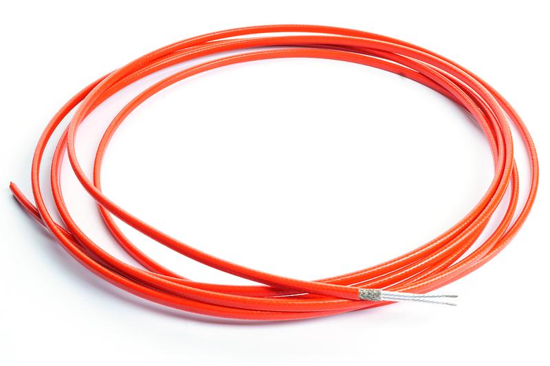Кабель нагревательный резистивный двухжил. 30.04Ом/км фторопласт темпер. воздействия в выключ. состоянии до +204град.C Extherm SDRD30.04F