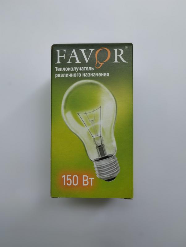 Излучатель тепловой Т 230-150Вт Е27 А60 (100) Favor 8102104