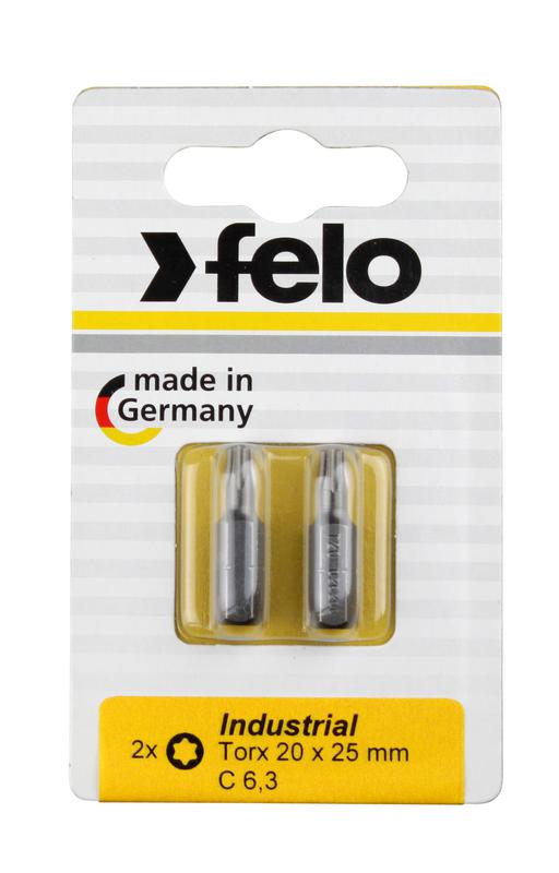 Бита Industrial Torx 40х25 (блист.2шт) FELO 02640036