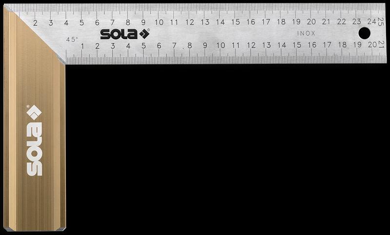 Угольник столярный алюм. SRB 300 300х145мм SOLA 56012201