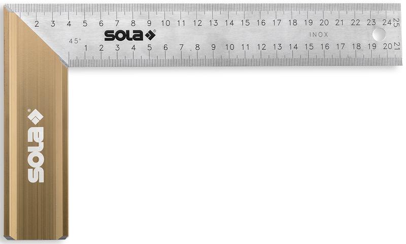 Угольник столярный алюм. SRB 350 350х170мм SOLA 56012301