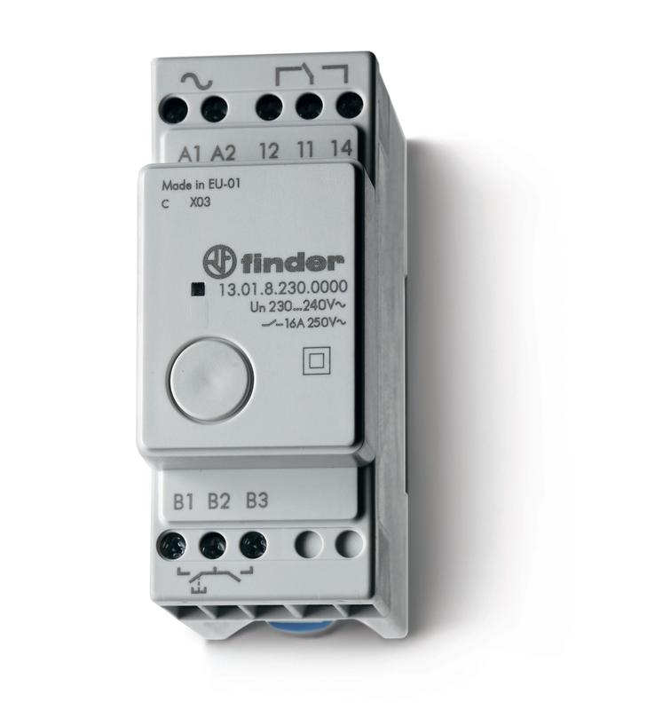Реле модульное электронное шаговое/моностабильное 1NO 16А 230В AC 35мм IP20 FINDER 130182300000PAS