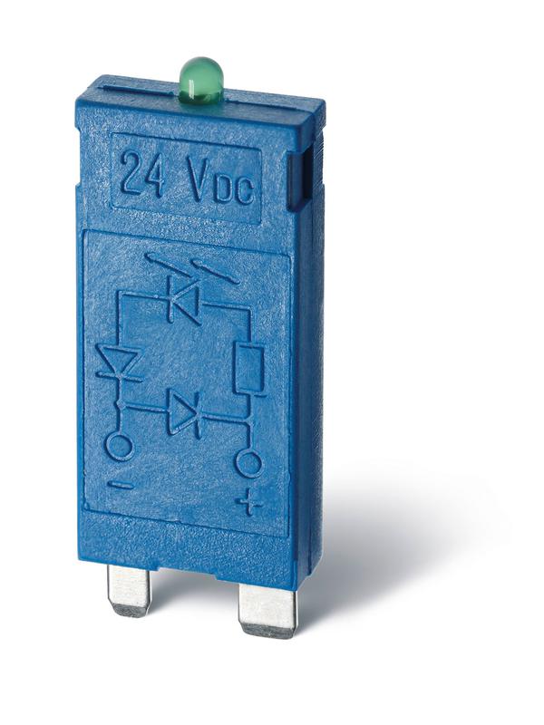 Модуль индикации LED 110-240В AC/DC зел. FINDER 9901023059