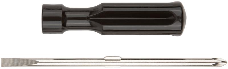 Отвертка переставная CrV сталь черная пластик. ручка 6х70мм PH2/SL6 FIT 56204