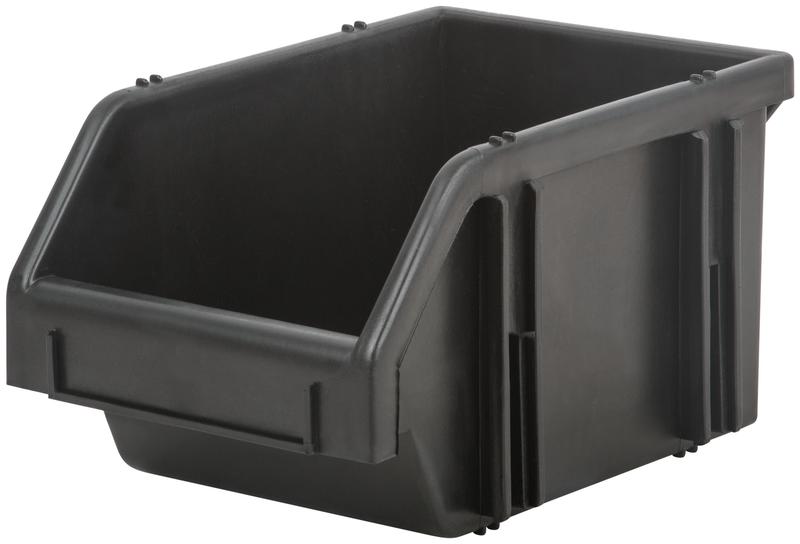 Лоток для крепежа пластиковый черный 125х150х230мм FIT 65694