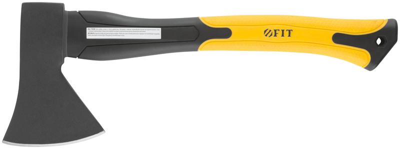 Топор 600г усилен. фибергласовая ручка; кованая усилен. сталь FIT 46221