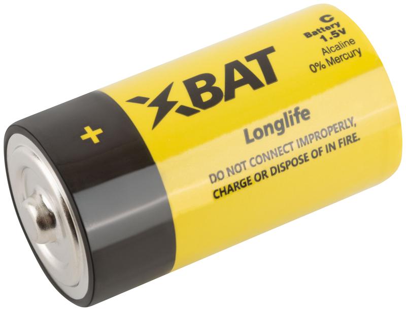 Батарейка щелочная 1.5В тип C (уп.2шт) ХВАТ LR14-2BPC