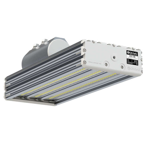 Светильник светодиодный взрывозащ. УСС-36 Д 2Ex 5000К IP67 AC/DC 20-38/20-55 консольное крепление ФОКУС USS00-036D3BEF02F04002