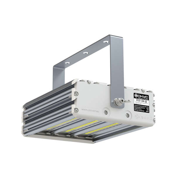 Светильник светодиодный УСС-24 Д LED 25Вт 4000К IP67 AC20-38/DC20-55 крепление скоба ФОКУС USS00-024D3DDF03F04002