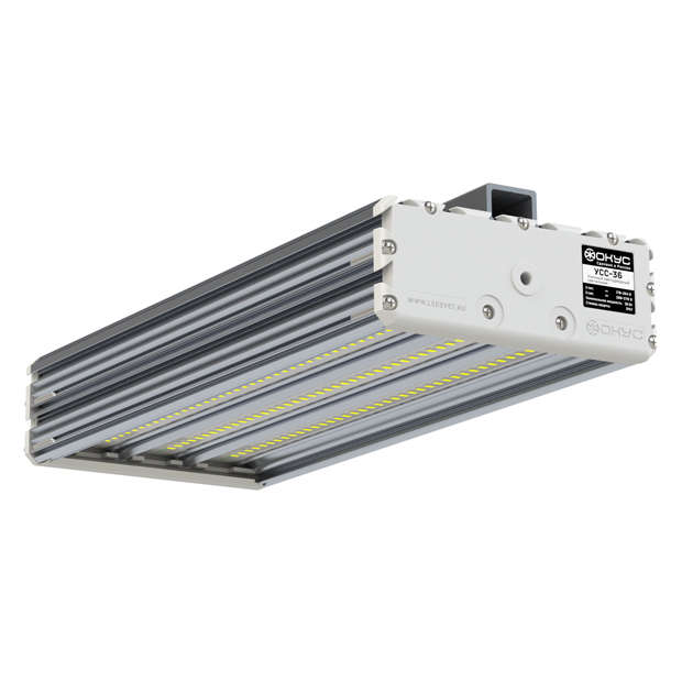 Светильник светодиодный взрывозащ. УСС-36 Д 4000К IP67 AC20-38/DC20-55 потолочн. крепление ФОКУС USS00-036D3CDF03F04002