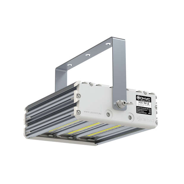 Светильник светодиодный УСС-32 Д 2Ex IP67 4000К AC20-38/DC20-55 крепление скоба ФОКУС USS00-032D3DDF02F04002