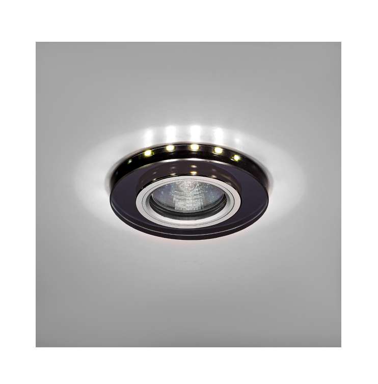 Светильник Bohemia LED 51 6 71 декор. гладк. стекло со светодиод. подсвет. MR 16 черн. ИТАЛМАК IT8700