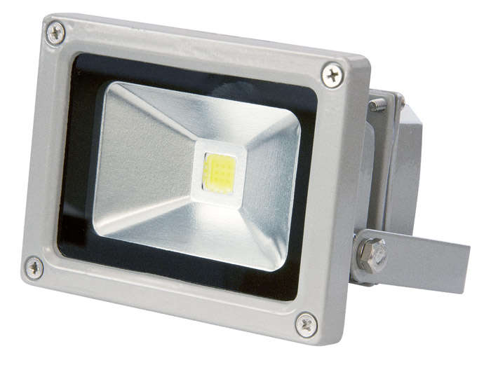 Прожектор светодиодный PFL-10W/CW/GR LED 10Вт 6500К IP65 JazzWay 1001276