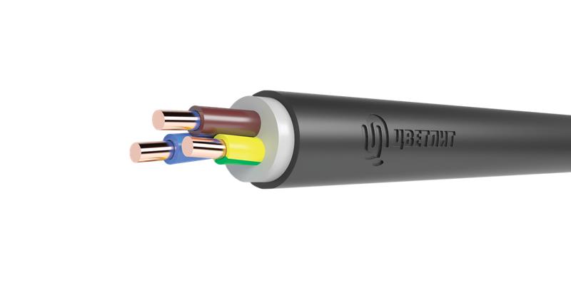 Кабель ППГнг(А)-HF 3х6 ОК (N PE) 0.66кВ (м) Цветлит 00-00140594